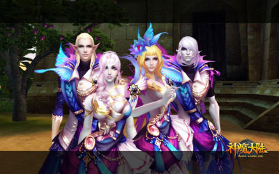 图片: 图4：《神魔大陆》实景截图—春暖花开.jpg